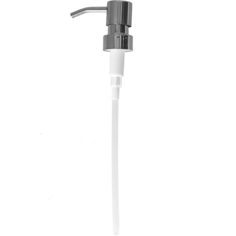 Tête de pompe de distributeur de savon en acier inoxydable pour distributeur de liquide et lotion, accessoire salle de bain
