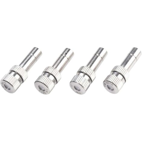 Tête de pulvérisation d'atomisation à connexion rapide, buse brumisation pour équipement d'arrosage jardin 10 pièces 0.3mm(0.0118in) 30 Pièces 0.6mm（0.0236in）