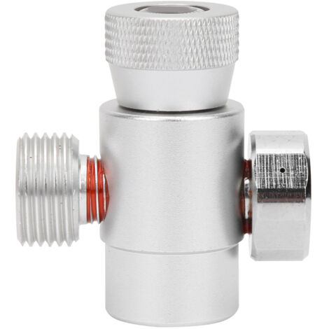 Tête de raccord de pompe à air extérieure avec manomètre 3000 psi et adaptateur CO2 pour station de gonflage