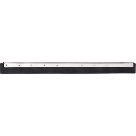 Tête de raclette de sol 75x2x5 cm acier et caoutchouc CFW552326