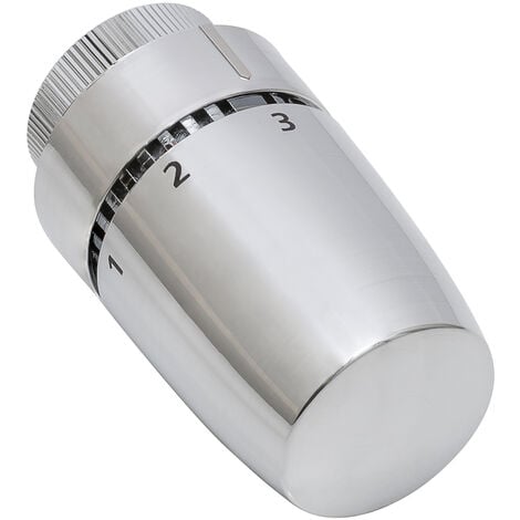 Tête de radiateur thermostatique design coloris chromé NOYON & THIEBAULT