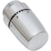 Tête de radiateur thermostatique design coloris chromé NOYON & THIEBAULT