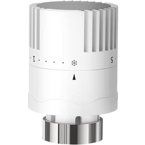 Tête de radiateur thermostatique M30x1,5, bouton de rechange pour vanne de radiateur universel pour système de chauffage, pièce de contrôle de température TRV