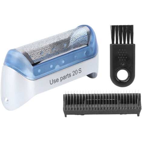 Tête de rasoir et brosse de nettoyage de remplacement pour tondeuse Braun 20S
