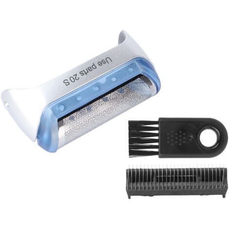 Tête de rasoir et brosse de nettoyage de remplacement pour tondeuse Braun Series 20S