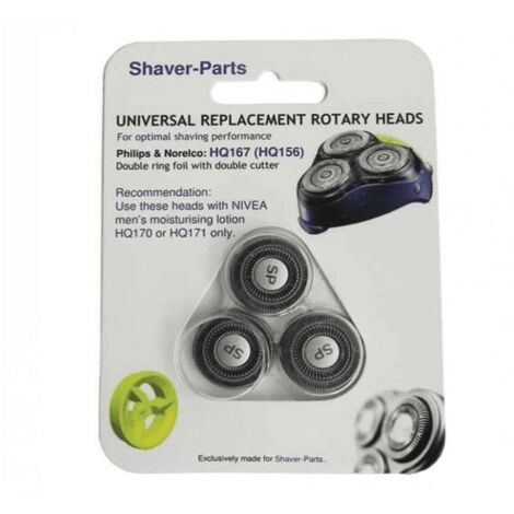 TETE DE RASOIRS PHILIPS HQ167 HQ156 POUR PIECES SOINS CORPORELS PETIT ELECTROMENAGER - F587640