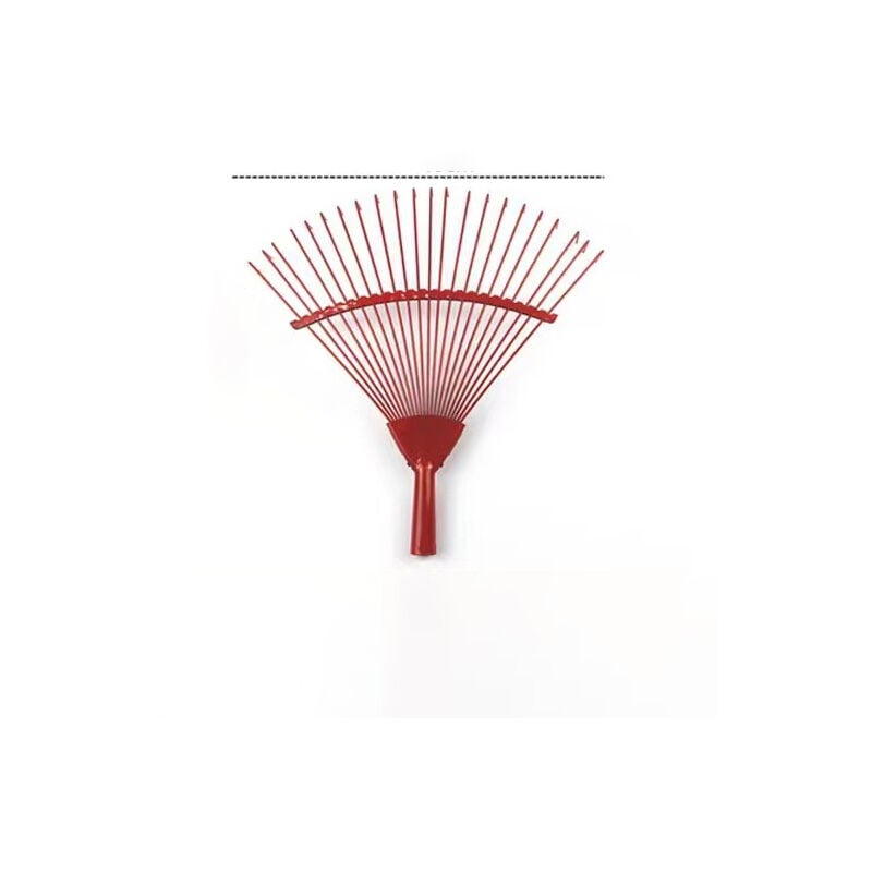 Csparkv - Tête de râteau fil rond rouge 22 dents (40x40cm)