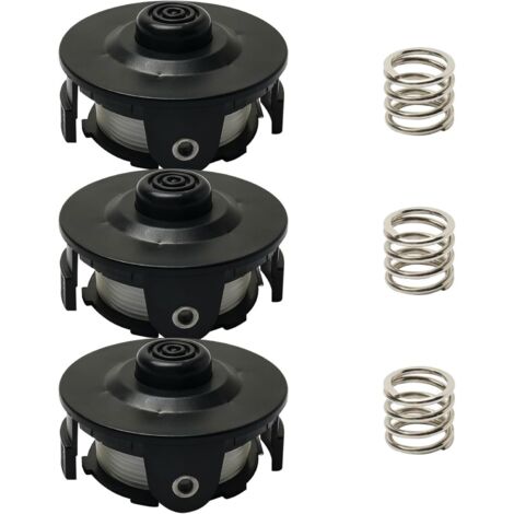 Tête de rechange efficace pour débroussailleuse DUR181, DUR181Z, DUR141, design discret, comprend bobine et couvercle (3 pièces) - 3pc