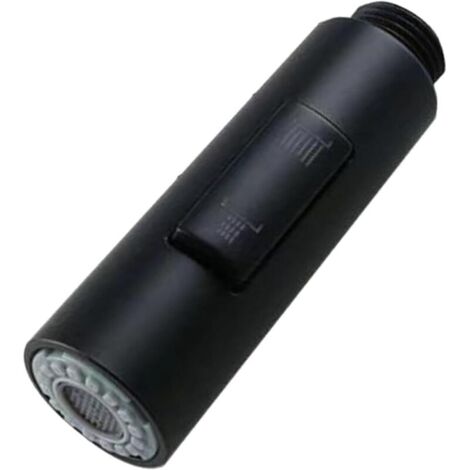 Tête de robinet d'évier rétractable Fixation de pulvérisation à 2 modes Pulvérisateur de rechange professionnel ABS pour robinets de cuisine, installation facile, aérateur à filetage G1/2 à