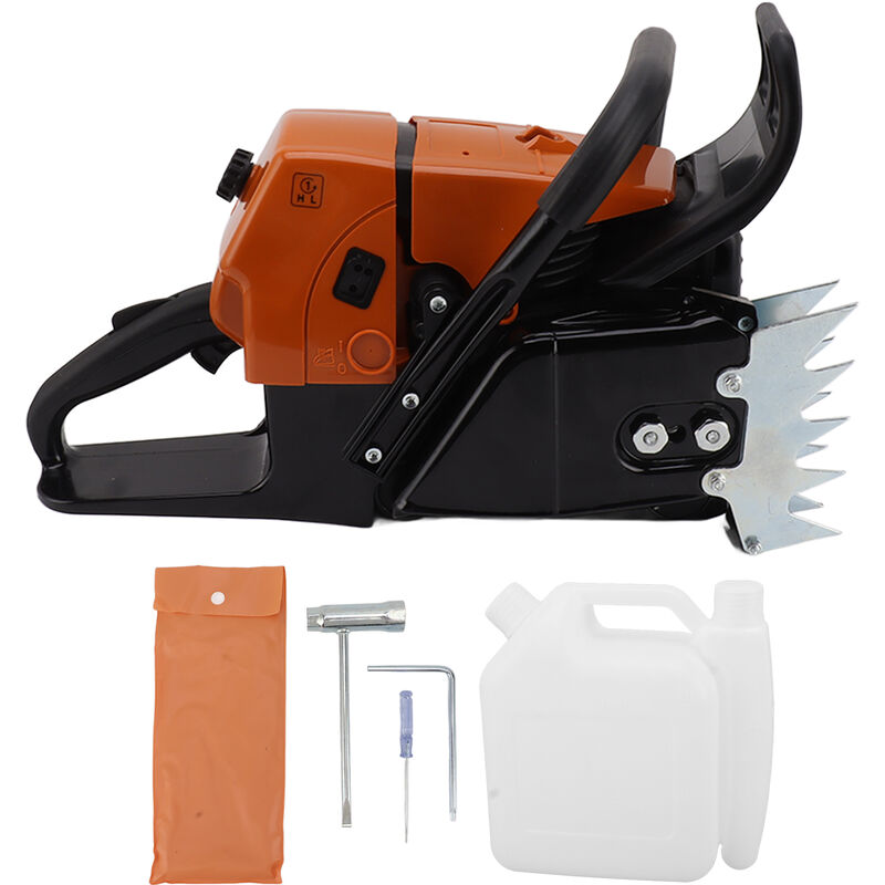 Tête de scie à chane à essence G660 avec poignée ergonomique, fer en plastique, démarrage plus rapide, contrle d'arrêt rapide, accessoire de tête de