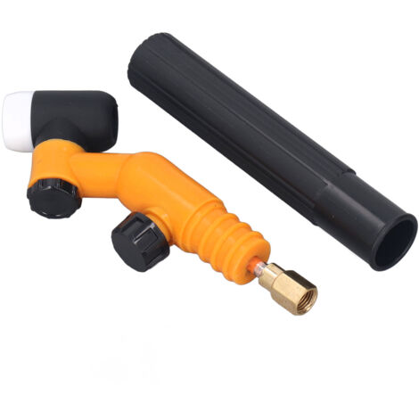 Tête de Torche Tig, Tête de Torche de Soudage Tête de Torche Tig Refroidie par Air Accessoires de Soudage Tig Tête de Torche Valve à Gaz Tête de Torche Tête de Cou Pivotante