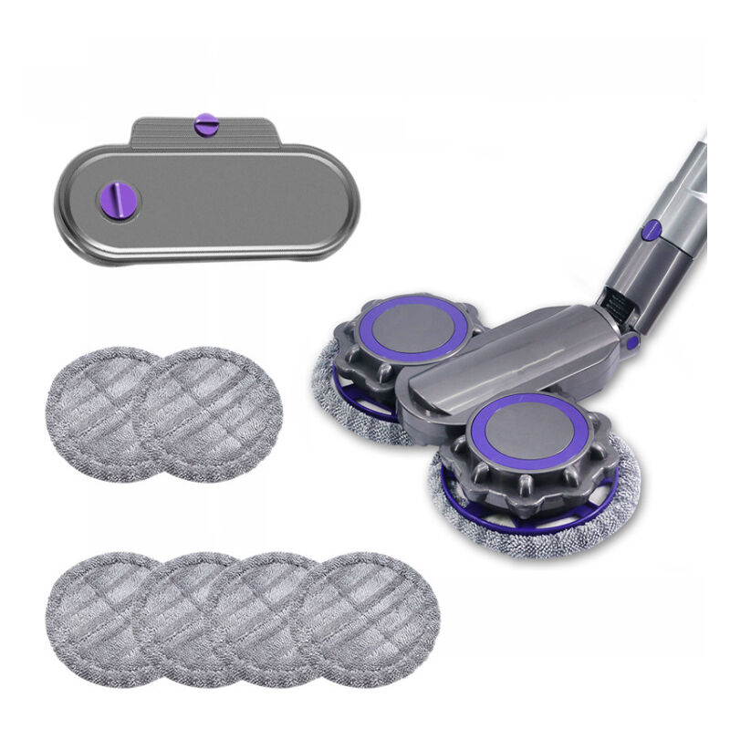 Tête de vadrouille électrique Compatible avec V6 V7 V8 V10 V11 Tête d'aspirateur Tête de vadrouille Tête de Nettoyage Fixation pour Sol en Bois Dur