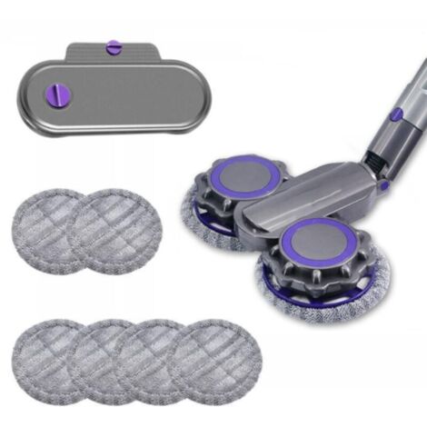 Tête de vadrouille électrique pour aspirateur Dyson V11 V10 V15 V8 V7, tête de balai avec réservoir d'eau et 6 vadrouilles lavables