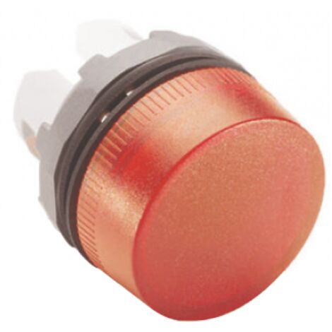 Tête de voyant lumineux Rouge, série ABB Modular, dia. découpe 22mm, IP66, type de montage: Montage panneau ( Prix pour 1 )