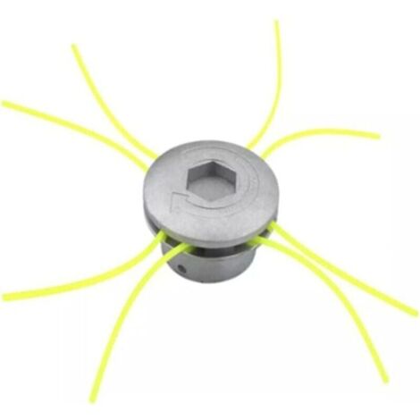 Tete Debroussailleuse Universelle, Tete Debroussailleuse 4 Fils, Aluminium Tete Fil Dbroussailleuse Accessoire de Dbroussailleuse pour Tondeuse Gazon, 72 x 44.5 mm