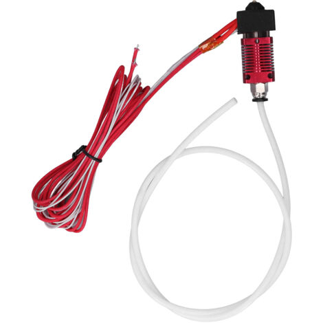 Tête d'extrusion pour imprimante 3D CR10, Bloc chauffant aluminium 12V avec couverture silicone pour hotend