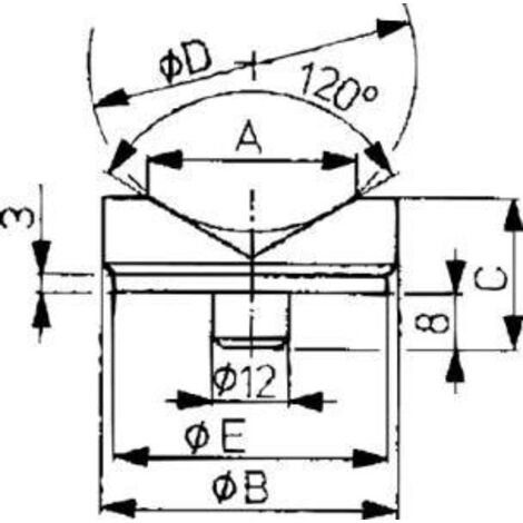 Tête en vé T.45 n°6441 FORMAT 1 PCS