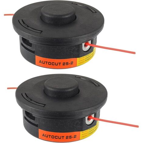 Tête Faucheuse pour Stihl Auto Cut 25-2, M10 x 1.0 pour Stihl FS55 FS55R FS85 FS90 FS100 FS120 FS130 Débroussailleuse FS KM Series 40027102108 (2 pièces)
