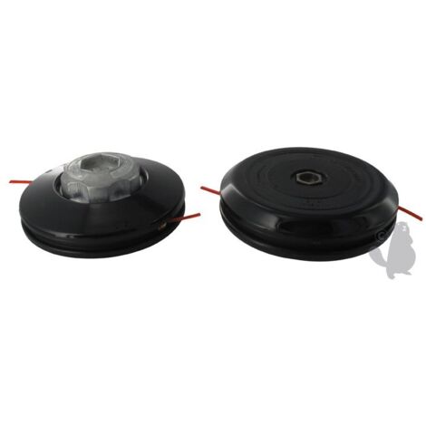 Tête Fil Nylon Adaptable Arnetoli Motor à Bouton Métal - Livrée Avec Adaptateur M10 X 1,50 Fg. Peut Contenir Jusqu'à 13 M De Fil