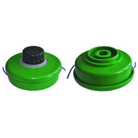 Tête fil nylon TAP-N-GO 2 fils pour désherbeuse RYOBI, hexagone de 16 mm avec vis de pas US 18G5/16'' D. Remplace origine 153577