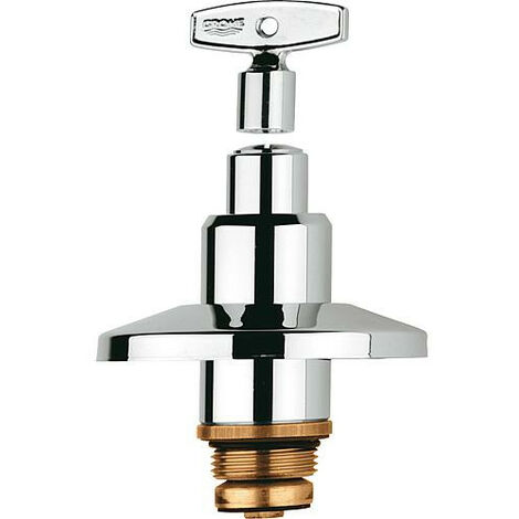 Tete Grohe 11551 pour robinetterie encastrée, avec clé, 3/4"