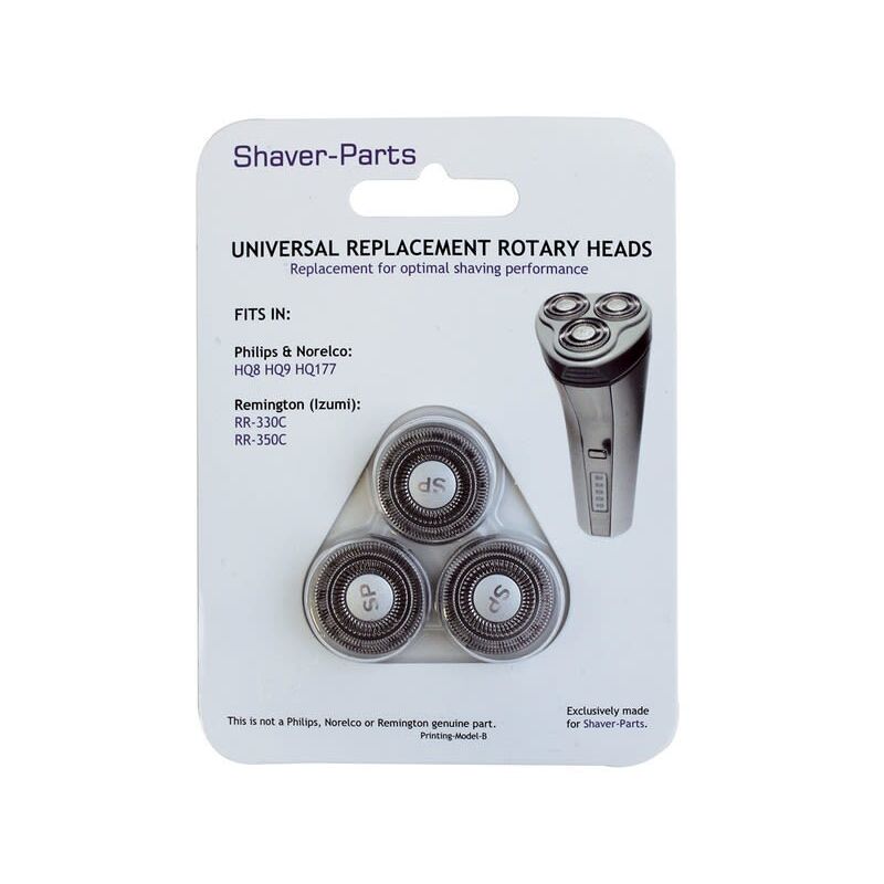 Philips - Tete hq8 aquagenic x 3 'adaptable' - rasoir