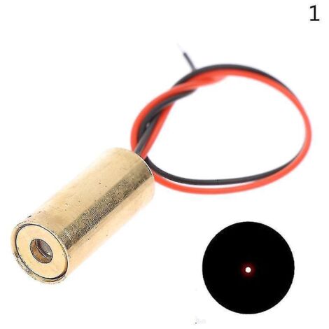 Tête laser en cuivre 650 nm 9 mm 3 V 50 mW Module de diode laser en croix Laser rouge Hfmqv-A1 (spot) -