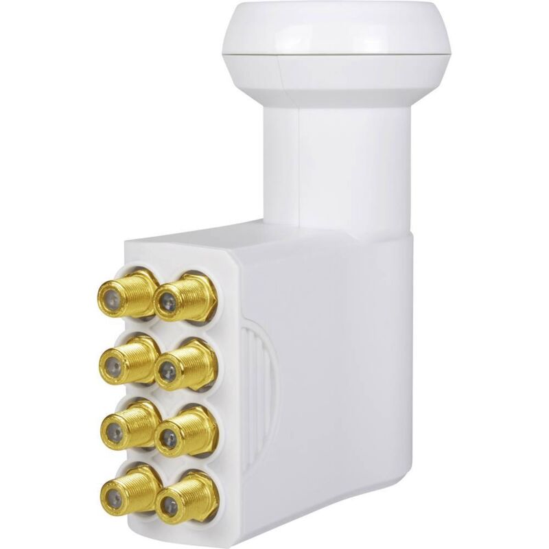 HD-Profi Tête lnb octo Nombre d'abonnés: 8 Capacité de chargement: 40 mm contacts de connexion dorés, résistant - Megasat
