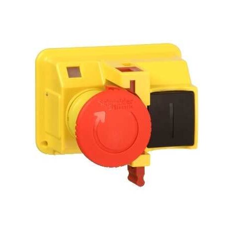 Tête pour bouton poussoir Ø 40 mm - tourner pour déverrouiller - Ø 22 - rouge - GV2K04