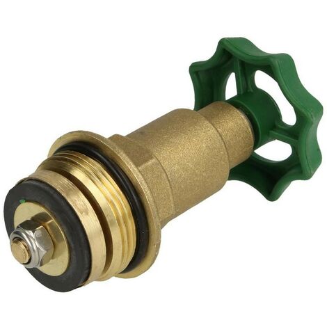 Tête pour soupape à passage direct 1 1/4" avec broche non montante