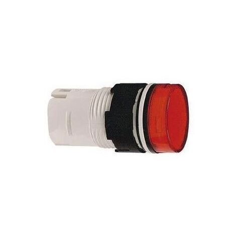 Tete ronde rouge pour voyant Ø 16mm cabochon lisse SCHNEIDER ZB6AV4