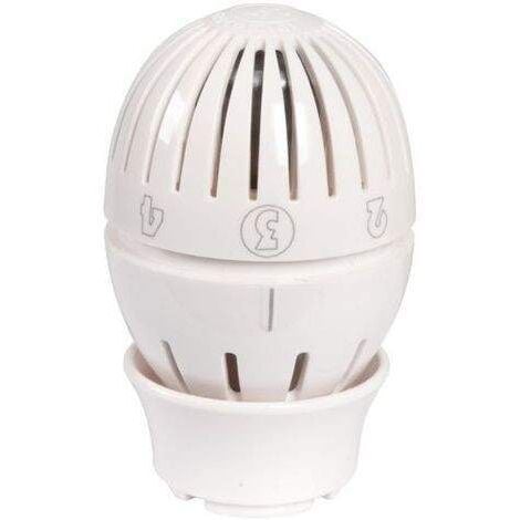 Tête thermostatique - bulbe à soufflet pour valves Giacomini R470X.001 blanc
