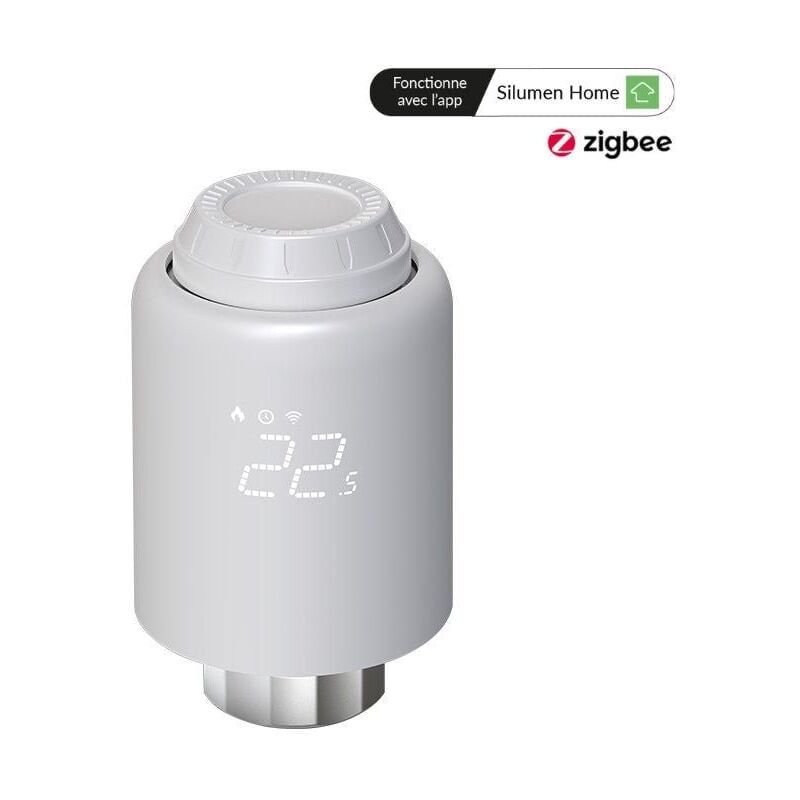 Silumen - Tête Thermostatique Connectée ZigBee Universelle - silamp