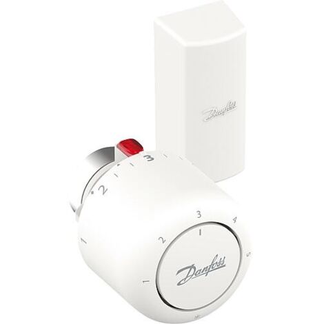 Tête thermostatique Danfoss Aero RA/V, raccord de serrage 34 mm, élément de service avec bulbe à distance 0-2m
