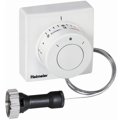 Tête thermostatique Heimeier tube capillaire de réglage à distance 2 m