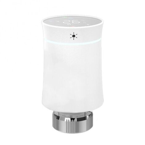 Tête Thermostatique Intelligente de Radiateur MOES BRT-100 Zigbee 3.0 Programmable - ZTRV-BY-100-WH-FR