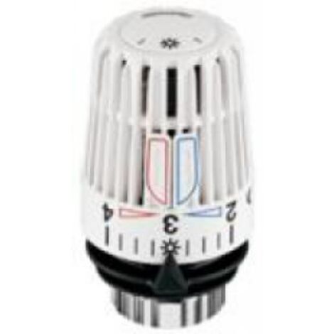 Tête thermostatique K blanche/bague de verrouillage