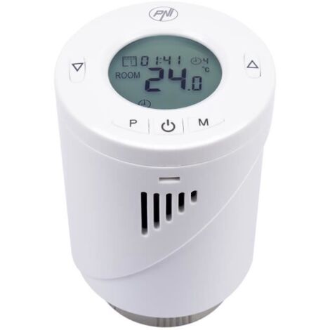 Tête thermostatique - PNI - CT25T - Contrôle à distance - Programmable - Sécurité intégrée