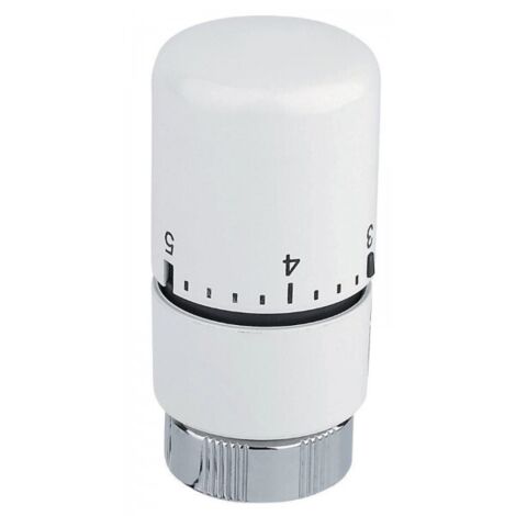 Tête thermostatique pour sèche-serviettes blanche ATLANTIC 850322