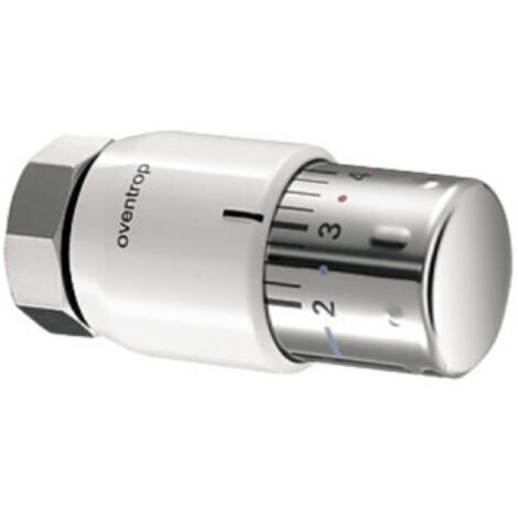 Tête thermostatique Uni SH M30x1.5 Blanc/Chromé - OVENTROP : 1012065