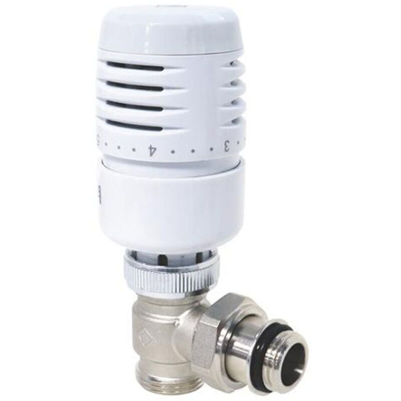 Tête thermostatique vt 0,38 + Corps thermostatique équerre Mâle 3/4 ek Somatherm