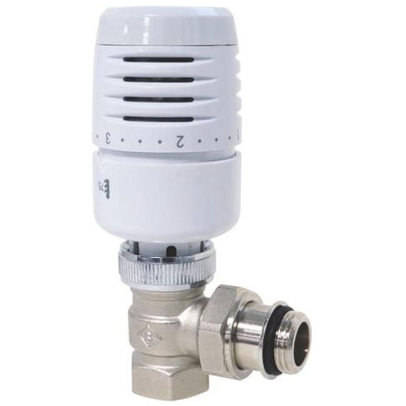 Tête thermostatique vt 0,38 + Corps thermostatique équerre Femelle 3/4' (20/27) - Somatherm