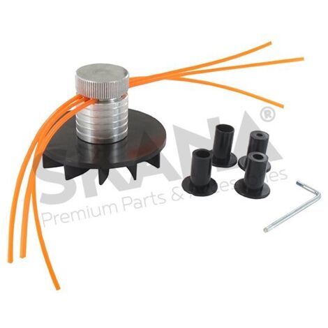 Tête Universelle Pour Coupe Bordures. Remplace Tout Modèle De Bobineau. Accepte Fil De Diamètre 1,3 à 2,4 Mm.