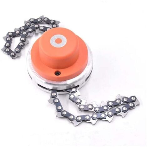 CHOYCLIT Tête Universelle, Tête de Tondeuse de Jardin Remplacement la pour la pelouse Jardin extérieure,couleur orange