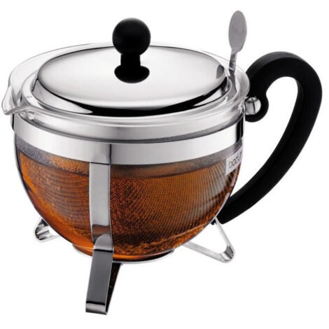 Tetera Bodum Gris 1 L Vidrio Acero Inoxidable