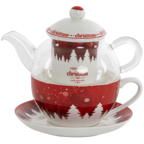 TETERA CON TAZA NAVIDAD - 250 ML