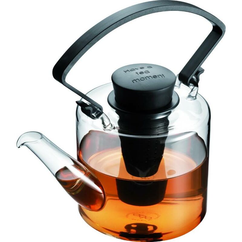 

Rierainternacional - Tetera de Cristal 1l Negra