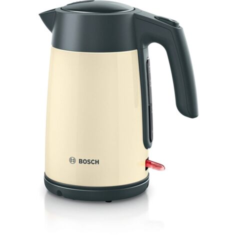 Tetera Elettrica Bosch TWK7L467, 1,7 L, 2400 W, Colore Champagne
