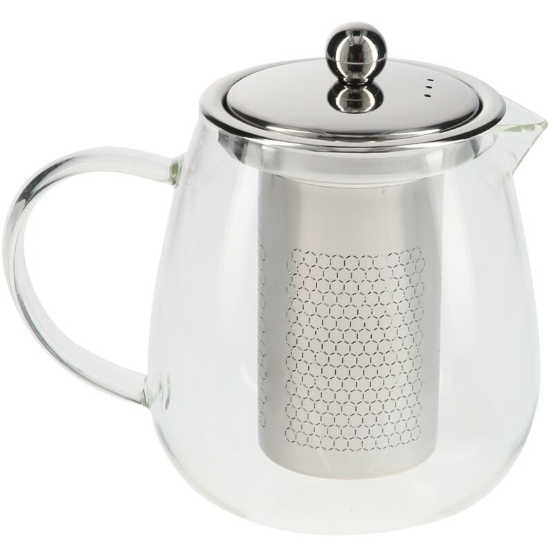 

Tetera infusiones de cristal 750 ml. con filtro infusor de acero inoxidable