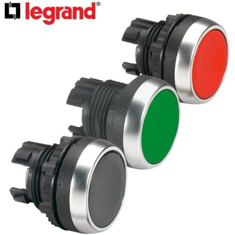 Têtes à impulsion affleurant IP69 avec bague de serrage - Osmoz - couleur tête à impulsion - Têtes à impulsion Vert